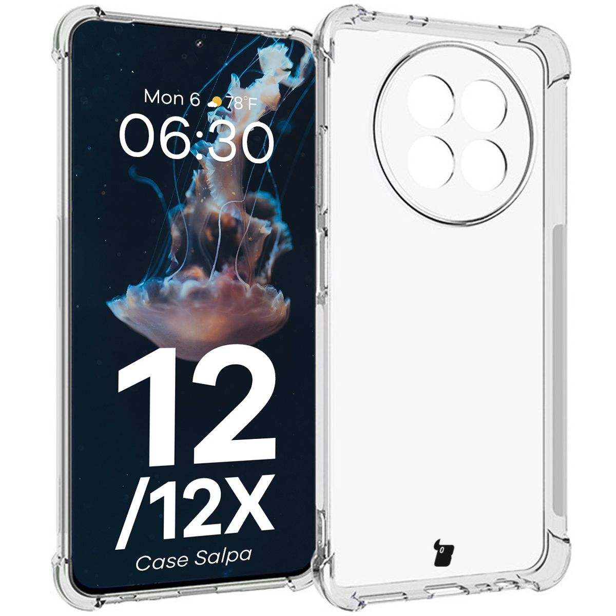 Przezroczyste etui Bizon Case Salpa do Realme 12 5G / 12x 5G